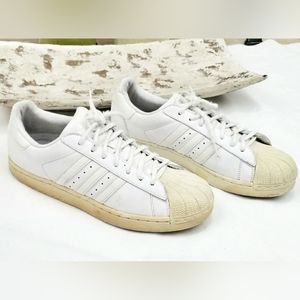 MEN'S ADIDAS WHITE CLASSIC SHOES SIZE 10.5